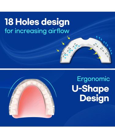 Custom-Fit Moldable Night Guard for Teeth Grinding & Clenching | Reusable Sleep Guard with Travel Case - Buy Online on GoSupps.com