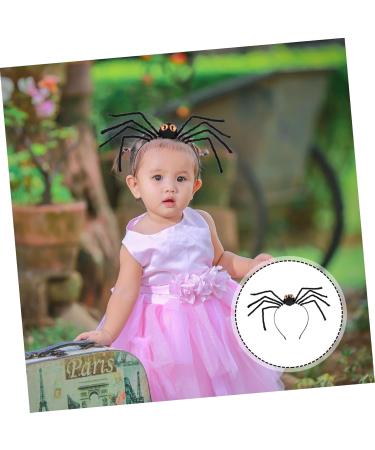 Didiseaon Spider Headdress Day of The Dead Headwear Spider Web Fascinator Spider Halloween Costume Makeup Headbands Prom Hair Accessories Hair Gems for Women Spider Cosplay Polyester Plush - Buy Online on GoSupps.com