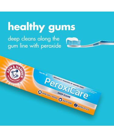 ARM & HAMMER Peroxicare Clean Mint Fluoride Toothpaste 6oz (Pack of 6) - Buy Online on GoSupps.com