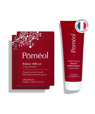 POM OL SLIMMING PACK Firming & Anti-Cellulite Fat Burner Weight Loss and Firmness 60-day Supplement & LipoReduce Slimming Jelly Forskolin Ascophyllum Chili Pepper Vitamin B6 Caffeine
