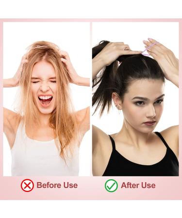 Laicky 100 Pcs Fabric Elastic Hair Ties for Women Girls - Seamless Rubber Bands for Ponytails, Pigtails - Suitable for Thick, Thin, Curly Hair - Non-Harmful Holders (Macarone) - Buy Online on GoSupps.com