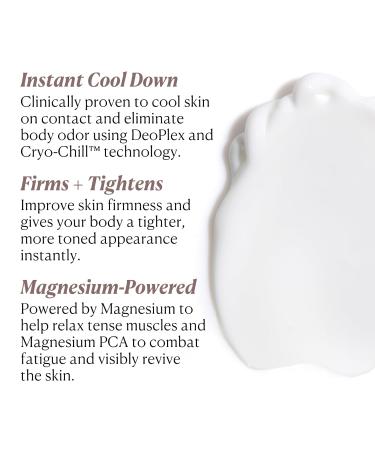 Nakery SkinRecovery Cool + Energize Cooling Body Cream Magnesium Body Lotion for Hot Flashes Firming Moisturizer with Menthol and Caffeine Calming Skincare for Women 50+ Made in USA - Buy Online on GoSupps.com