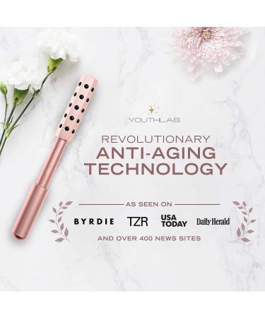 YOUTHLAB Radiance Roller - Germanium Stone Face Massager Beauty Roller (Rose Gold) - Buy Online on GoSupps.com