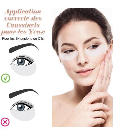 VEGCOO 80 Paires Patchs Pour Extensions de Cils Gel Non Pelucheux pour Teinture Cils Extension Cils (Renard) - Buy Online on GoSupps.com