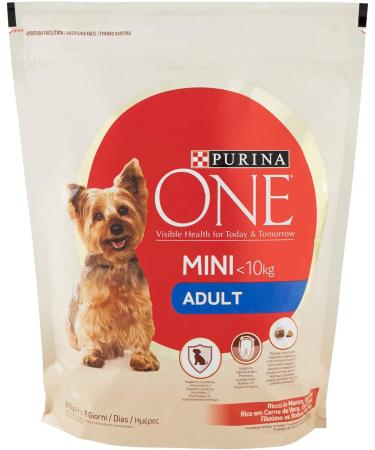 Purina One Mini 10kg Adult Dog Food with Beef and Rice 800 g - Buy Online on GoSupps.com