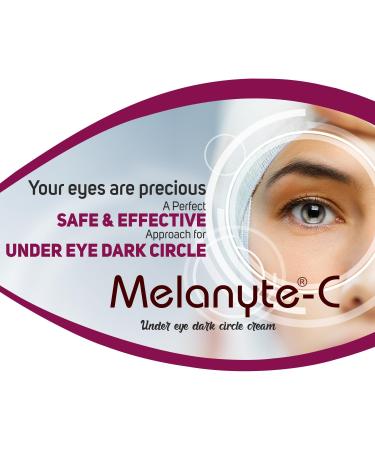 Vegetal Melanyte-C Eye Cream - 20g | Pure & Natural Organic Formula for Reducing Dark Circles - International Shipping - Buy Online on GoSupps.com