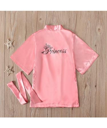 Tdeok Silk Toddler Girls Nightwear Robe | Satin Pajamas Kimono Bathrobe for Kids - Buy Online on GoSupps.com