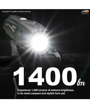 Cygolite Ranger 400 Lumen Bike Light | 5 Night & 3 Daytime Modes | Compact, Durable & Waterproof | USB Rechargeable Headlight for Road, Mountain & Commuter Bicycles - Buy Online on GoSupps.com