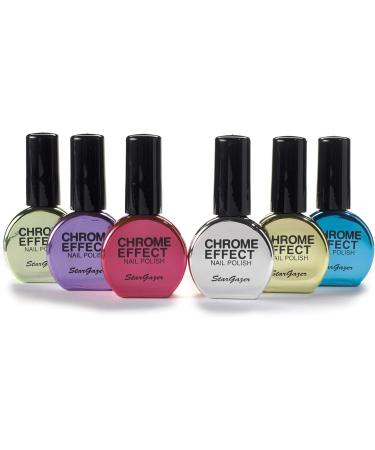 Purple chrome effect nail polish. Easy to apply metallic finish nail polish - Buy Online on GoSupps.com