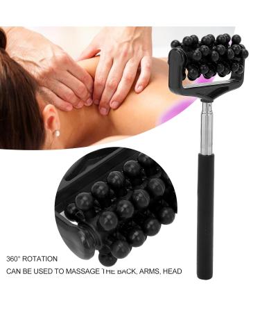 Back Massage TeleskoProll Device - Portable Massage Stick for Body Relief | Ideal for Men & Women - Comfort & Care in Black - Buy Online on GoSupps.com