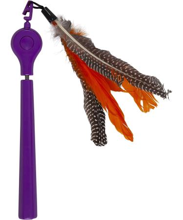 Jackson Galaxy Air Wand with Feather Toy - Available in Various Colors - Buy Online on GoSupps.com