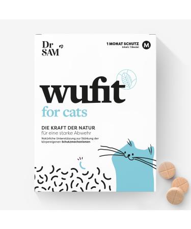 Dr.Sam Wurmkur Secondary tablets for crops on plant -based cats - as to support the natural gastrointestinal function after a worm infestation - cats over 5kg - Buy Online on GoSupps.com