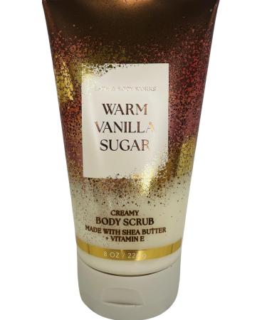 Bath and Body Works Women's Warm Vanilla Sugar Creamy Body Scrub 8 Ounces