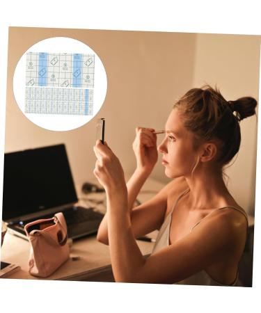 100pcs Professional Makeup Mixing Plate & Hand Palette Set - Adhesive Makeup Accessories for Artists - Buy Online on GoSupps.com