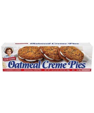 Little Debbie Oatmeal Creme Pies - 192 Soft Oatmeal Cookies with Creme (16 Boxes) - Buy Online on GoSupps.com