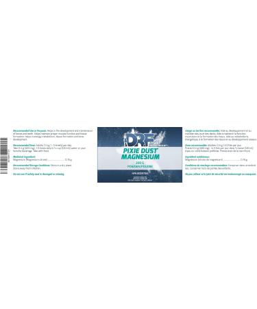 Pixie Dust Magnesium by Dr. Farrah | Energy & Sleep Support | Bone, Muscle, Tissue Health - Buy Online on GoSupps.com