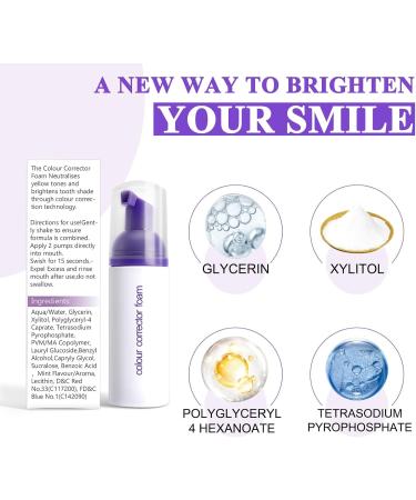 Purple Toothpaste for Teeth Whitening Purple Teeth Whitening Kit Tooth Stain Removal Colour Corrector 1.5Fl Oz 1.5 Fl Oz (Pack of 1) - Buy Online on GoSupps.com