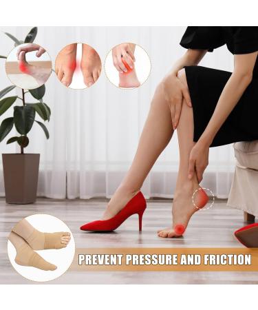 Toe Pads & Gel Heel Socks Set Comfortable Foot Protectors for Day & Night Support | Breathable Cushion Sleeves for Big & Little Toes - Buy Online on GoSupps.com