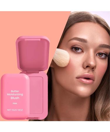 Blush for Cheeks | Full Coverage Blush | Butter Moisturizing Blush | Concealer & Contour Palette Kit Women's Blush Palette for Women Long Lasting for All Skin Types Pink 1 count (Pack of 1) - Buy Online on GoSupps.com