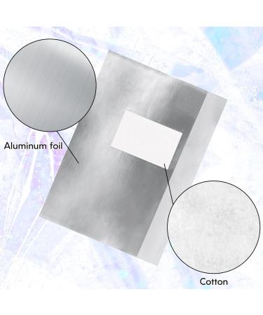 G2PLUS Gel Nail Remover Foils - 100PCS Nail Foil Removal Wraps - Silver - Buy Online on GoSupps.com
