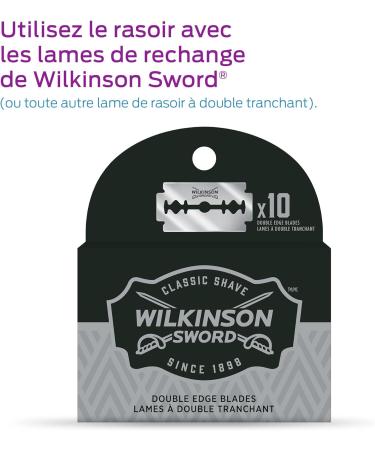 Schick Hydro Silk Rose Gold Double Edge Safety Razor + 10 Blades - Buy Online on GoSupps.com