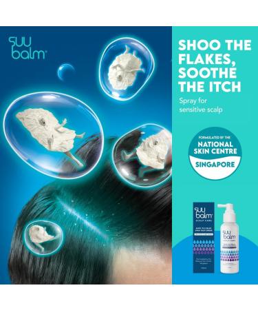 Suu Balm Scalp Spray 100ml - Rapid Itch Relief Moisturizer for Dry, Flaky, Itchy Scalp - 5 Min Itch Relief Treatment - Buy Online on GoSupps.com