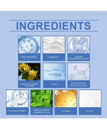 Cleaning Toothpaste - Strengthens Tooth Surfaces & Boosts Wear Resistance Improves Tooth Color Protects Gums Twice Daily Use (Morning & Night)(2PCS) - Buy Online on GoSupps.com