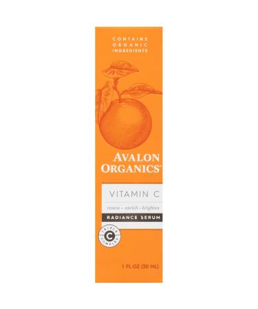 Buy Avalon Organics Radiance Serum with Vitamin C (Pack of 2) - 1 Oz Each | Ships Internationally - Buy Online on GoSupps.com