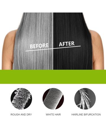 Hair Coloring Shampoo Long-lasting Hair Coloring Shampoo Brown Hair Coloring Shampoo Quick and Easy Safe and Long-lasting Coloring Hair Dye Suitable for Men and Women Red - Buy Online on GoSupps.com