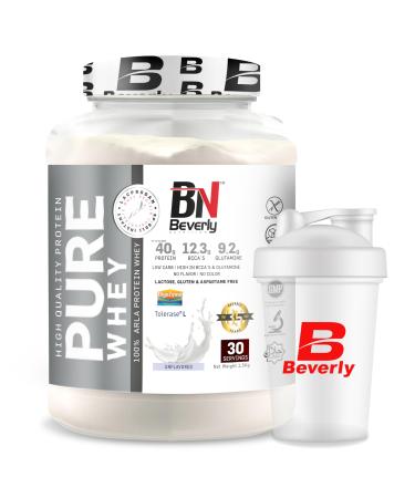 Beverly Pure Whey 80% Protein 1.5 kg | Whey Protein | Unflavored | Free Blender | Hiper protein diet