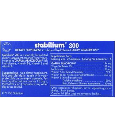 Nutricology Stabilium 200 - 30 Capsules for Stress Relief & Mood Support - Buy Online on GoSupps.com