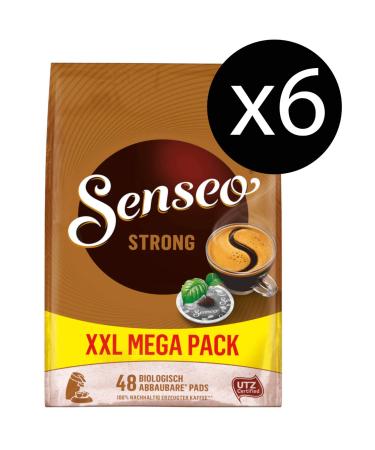 Senseo Corsé / Dark Roast, New Design, Pack of 6, 6 x 48 Coffee Pods