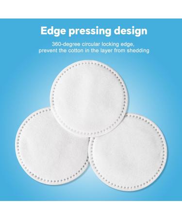 Cottonessence Cotton Rounds for Facial Cleansing and Nail Polish Removing 100% Pure Cotton Pad Hypoallergenic Makeup Remover Pad Multi-Layer Design Lint-Free - Buy Online on GoSupps.com