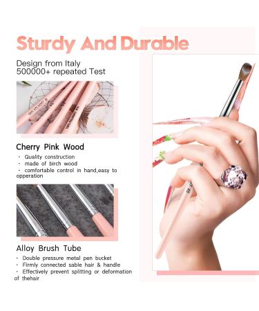 Premium Size 10 Acrylic Brush for Nail Art - Perfect Nail Brush for Acrylic Powder & Acrylic Nails - #10 Pink - Buy Online on GoSupps.com