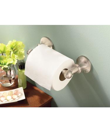 Moen DN4408BN Vale Double Post Toilet Paper Holder - Brushed Nickel Finish - Buy Online on GoSupps.com