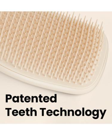 Tangle Teezer Large Ultimate Detangler Hairbrush | For Long Thick Curly Hair | Reduces Breakage | Ergonomic Handle - Cappuccino - Buy Online on GoSupps.com