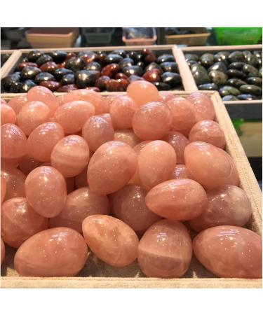 Shop Natural Pink Crystal Quartz Beauty Egg - Moisturizing Powder Facial Lifting & Jade Home Goods - 3cm - Buy Online on GoSupps.com