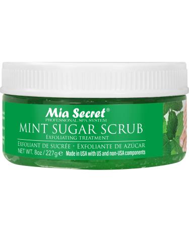 Mia Secret Mint Sugar Scrub for Spa (8 oz) 1 Ounce (Pack of 8)