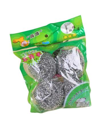 Stainless Steel Cleaning Ball | Multipurpose Steel Wire Ball | Cooking Utensils Scrubber Ball Multipurpose Dish Washing Ball Solid Build For Pot