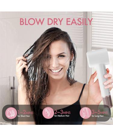 High-Speed 1500W Hair Dryer - 110 000 RPM Brushless Motor Negative Ionic Technology for Fast & Quiet Drying | Professional Low Noise Blow Dryer - Buy Online on GoSupps.com