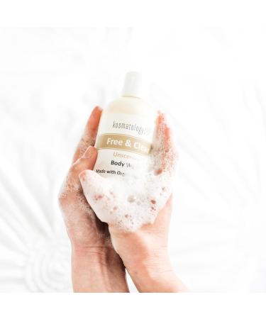 kosmatology Free & Clear Organic Body Wash | Moisturizing Body Cleanse | Clean Nourishing Ingredients Free of Fragrance and Essential Oils | 8 fl oz 8 Fl Oz (Pack of 1) Unscented - Buy Online on GoSupps.com