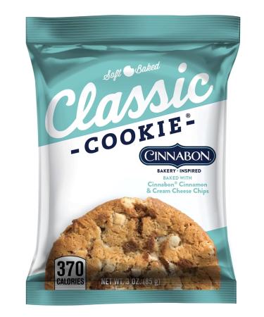 Soft Baked Cinnabon Cookies - 16 Individually Wrapped, Cinnamon & Cream Cheese - 2 Boxes - Buy Online on GoSupps.com
