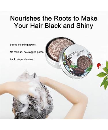 Vingtank 2Pcs Hira Darkening Shampoo Bar - Hair Growth & Repair Soap for Blackening White Hair - Moisturizing Formula - Buy Online on GoSupps.com