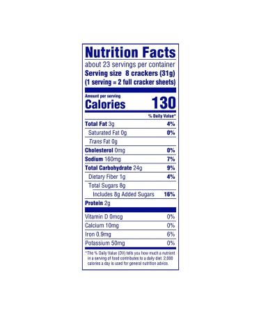 Honey Maid Honey Graham Crackers - Family Size 25.6 oz Box - Buy Online on GoSupps.com