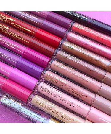 L.A. Colors High Shine Shea Butter Lip Gloss Dollface - 0.14 Ounce (Pack of 1) - Buy Online on GoSupps.com