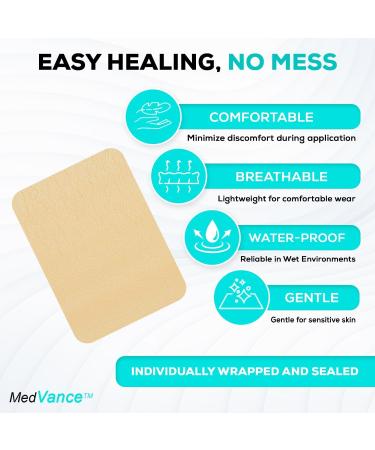 MedVance TM Silicone Adhesive Foam Dressing 15cm x 20cm - Box of 5 Dressings - Buy Online on GoSupps.com