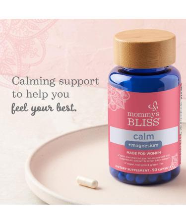 Mommy's Bliss Calm + Magnesium for Women - 90 Capsules for Relaxation & Stress Relief - Buy Online on GoSupps.com