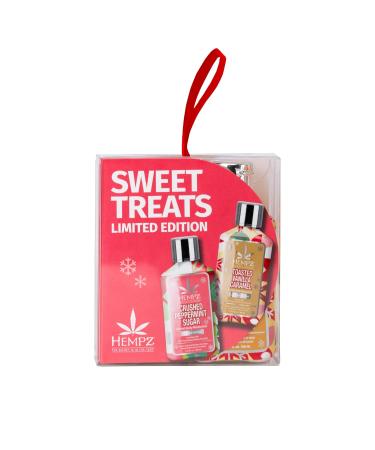 Hempz Mini Sweet Treats Holiday Lotion Gift Set - Vanilla Caramel & Crushed Peppermint Mini Body Lotion (2.25 oz) - Perfect International Gift - Buy Online on GoSupps.com