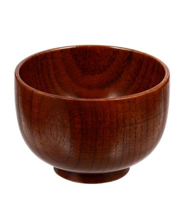 Fomiyes 2st razor cleaning bowl fruit bowl made of wood shaving foam flair male soap razor soap for men facial razor container body cup of wood cosmetics men child