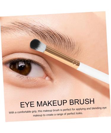 NULYLU 10pcs Makeup Brush Makeup Eyeshadow Brush Small Eyeshadow Brush Eye Makeup Kit Wooden Handle White - Buy Online on GoSupps.com